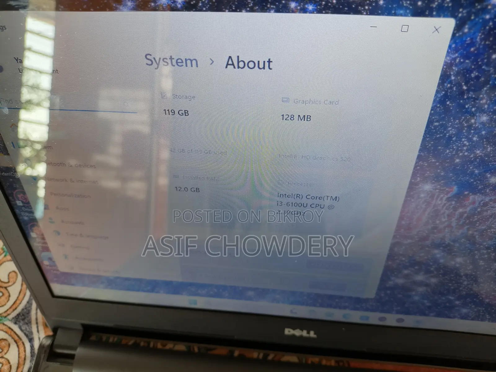Laptop Dell Vostro 5459 12GB Intel Core i3 SSD 128GB
