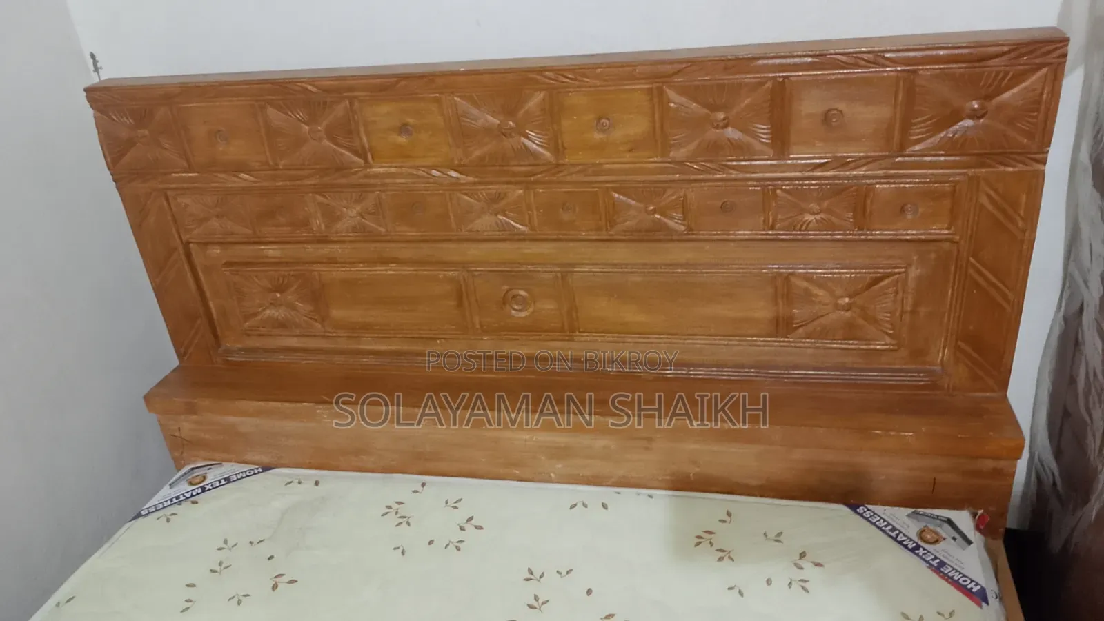 Korai Wood Bed for Sale