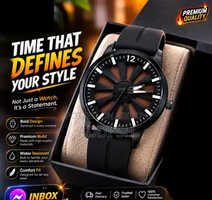 Premium Black Stylish Watch