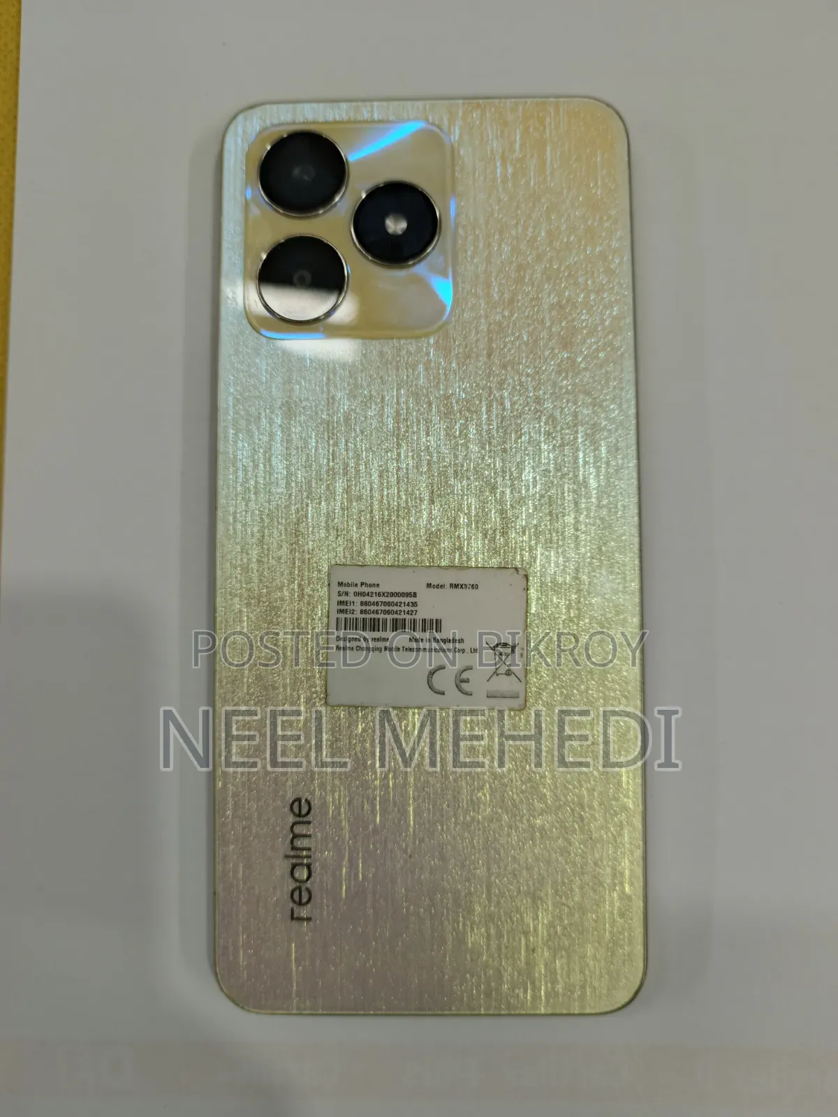 রিয়েলমি সি৫৩ ১২৮ জিবি রোজ গোল্ড