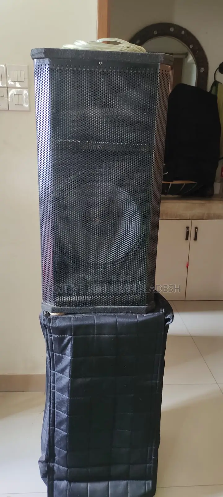 Professional PA Sound Box & Power Amplifier Set