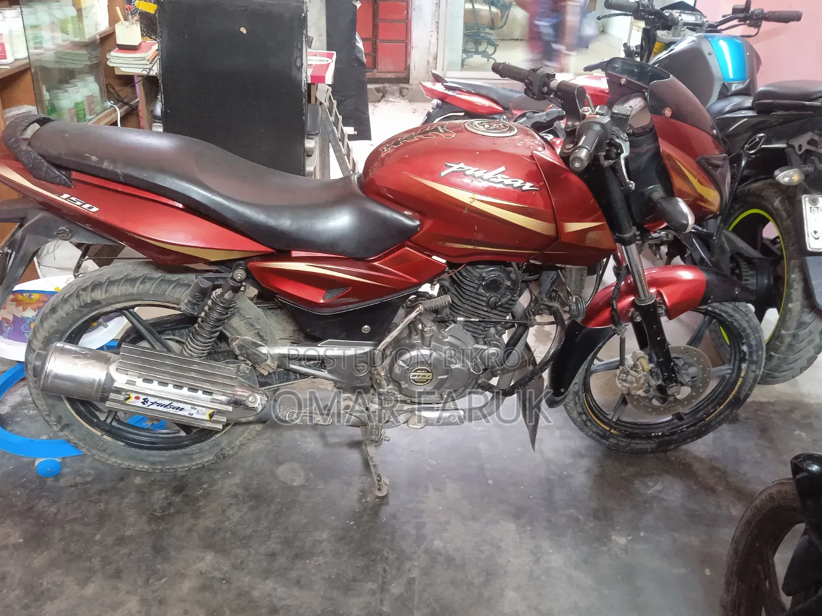 বাজাজ পালসার ১৫০ ২০১৯ রেড
