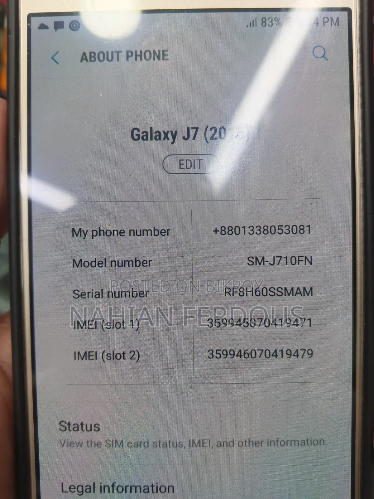 Samsung Galaxy J7 Top 16 GB Gold