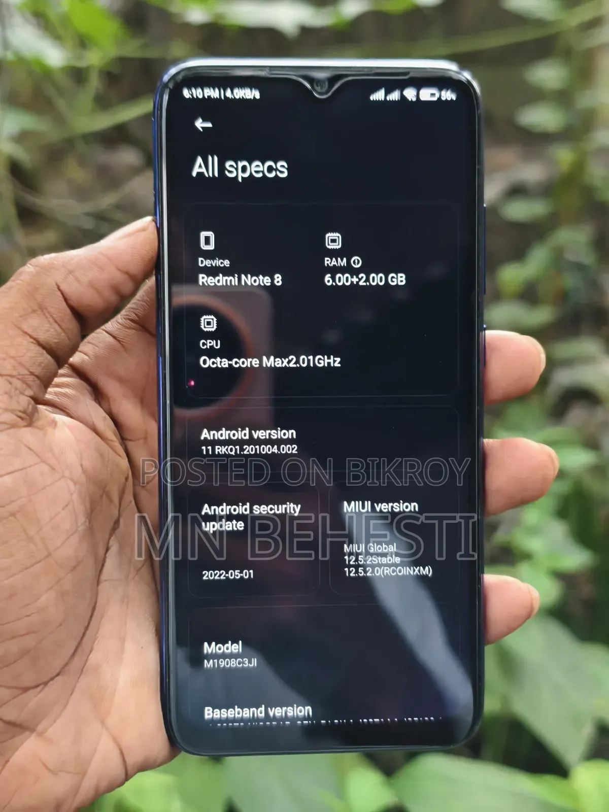 New Xiaomi Redmi Note 8 128 GB Green