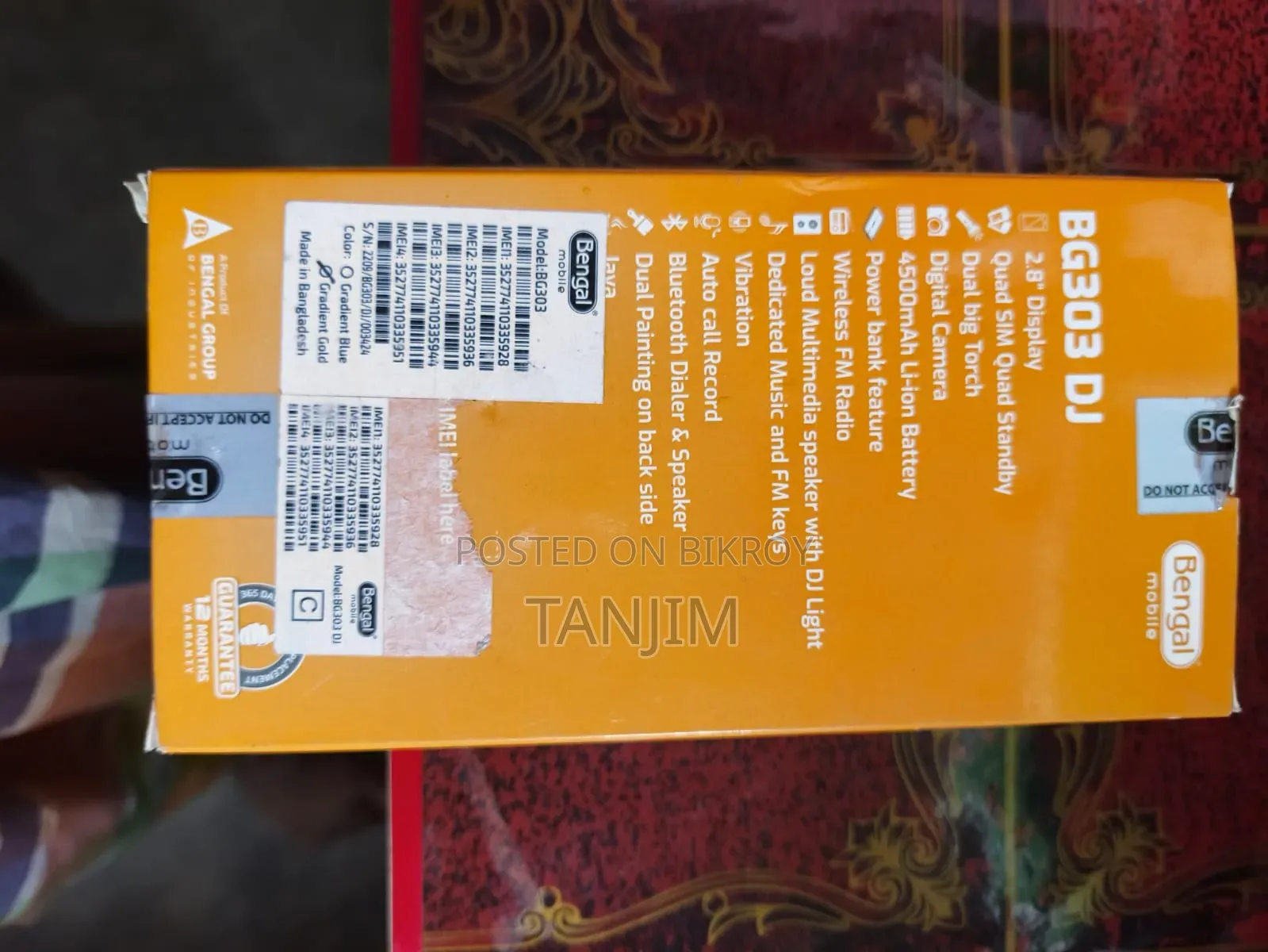New Bengal BG305 Gold