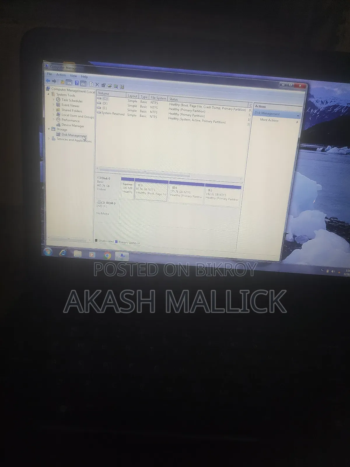 ল্যাপটপ ডেল ইন্সপায়ারন ১৫ ৩০০০ ৪জিবি ইন্টেল কোর আই৩ এইচডিডি ৩৫০জিবি