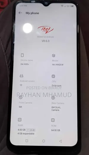 Itel A60S 64 GB Blue