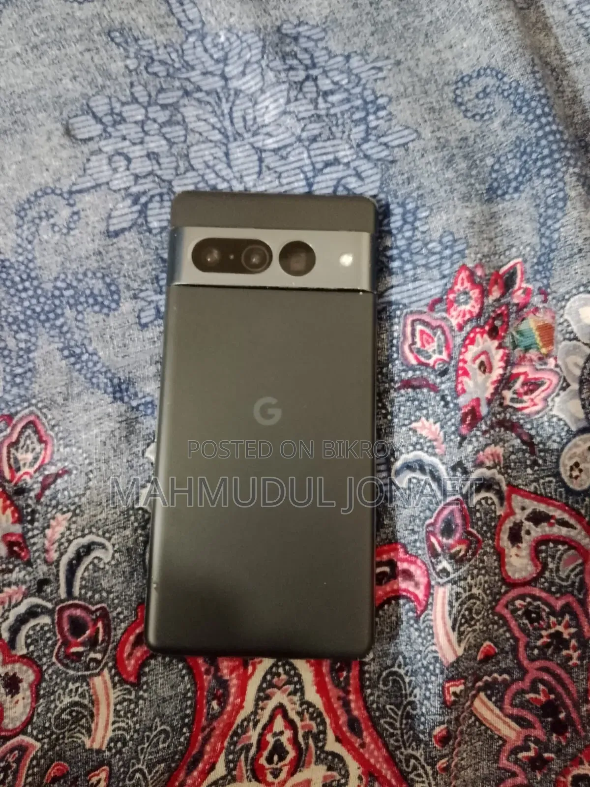 গুগল পিক্সেল ৭ প্রো ১২৮ জিবি ব্ল্যাক