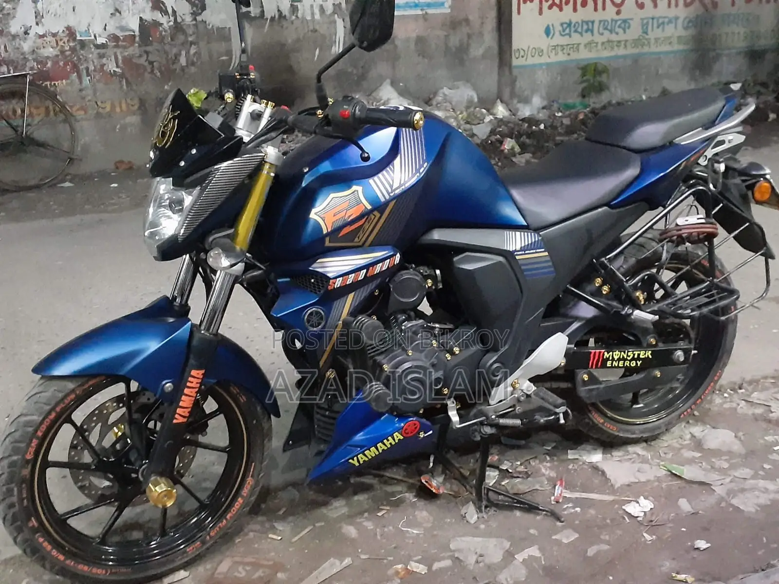 New Yamaha FZ 2023 Blue