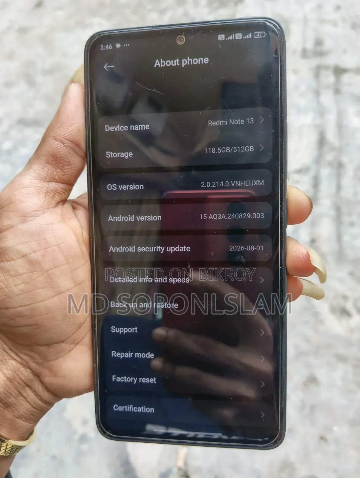 Xiaomi Redmi Note 13 512 GB Black