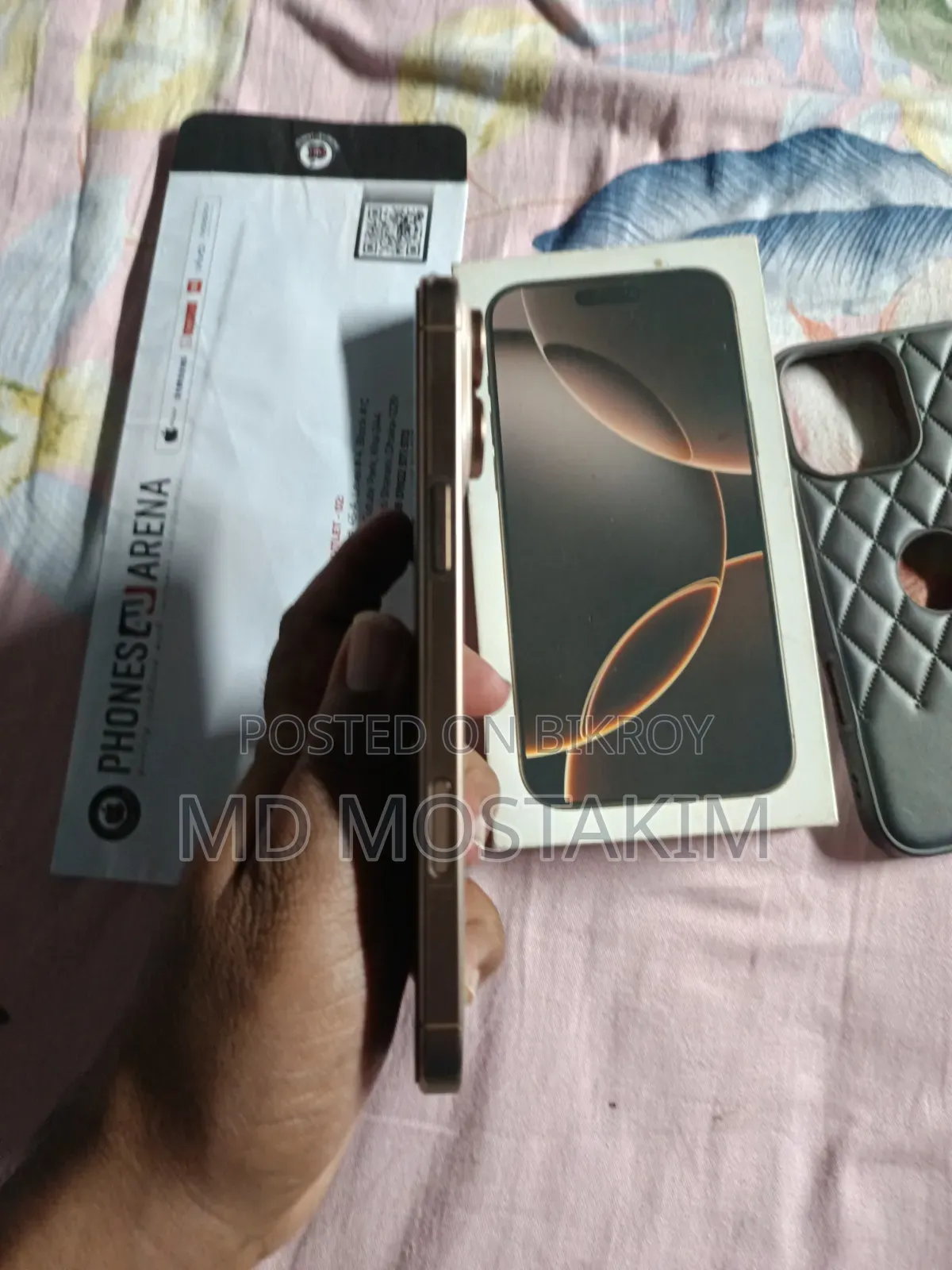 অ্যাপল আইফোন ১৬ প্রো ম্যাক্স ২৫৬ জিবি গোল্ড