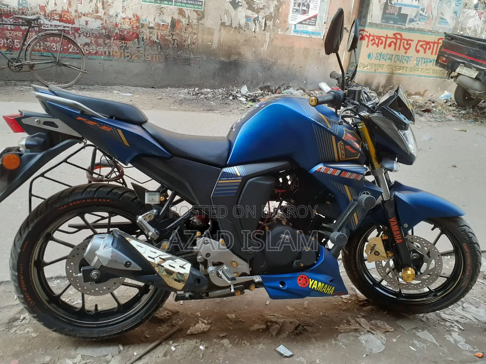 New Yamaha FZ 2023 Blue