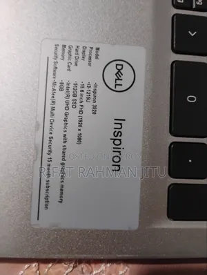 Laptop Dell Inspiron 15 8GB Intel Core i3 SSD 512GB