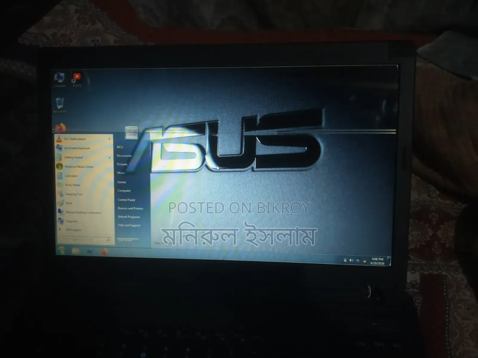 ল্যাপটপ আসুস এ৫৪০এলএ ৪জিবি ইন্টেল কোর এম৩ এইচডিডি ৫১২জিবি