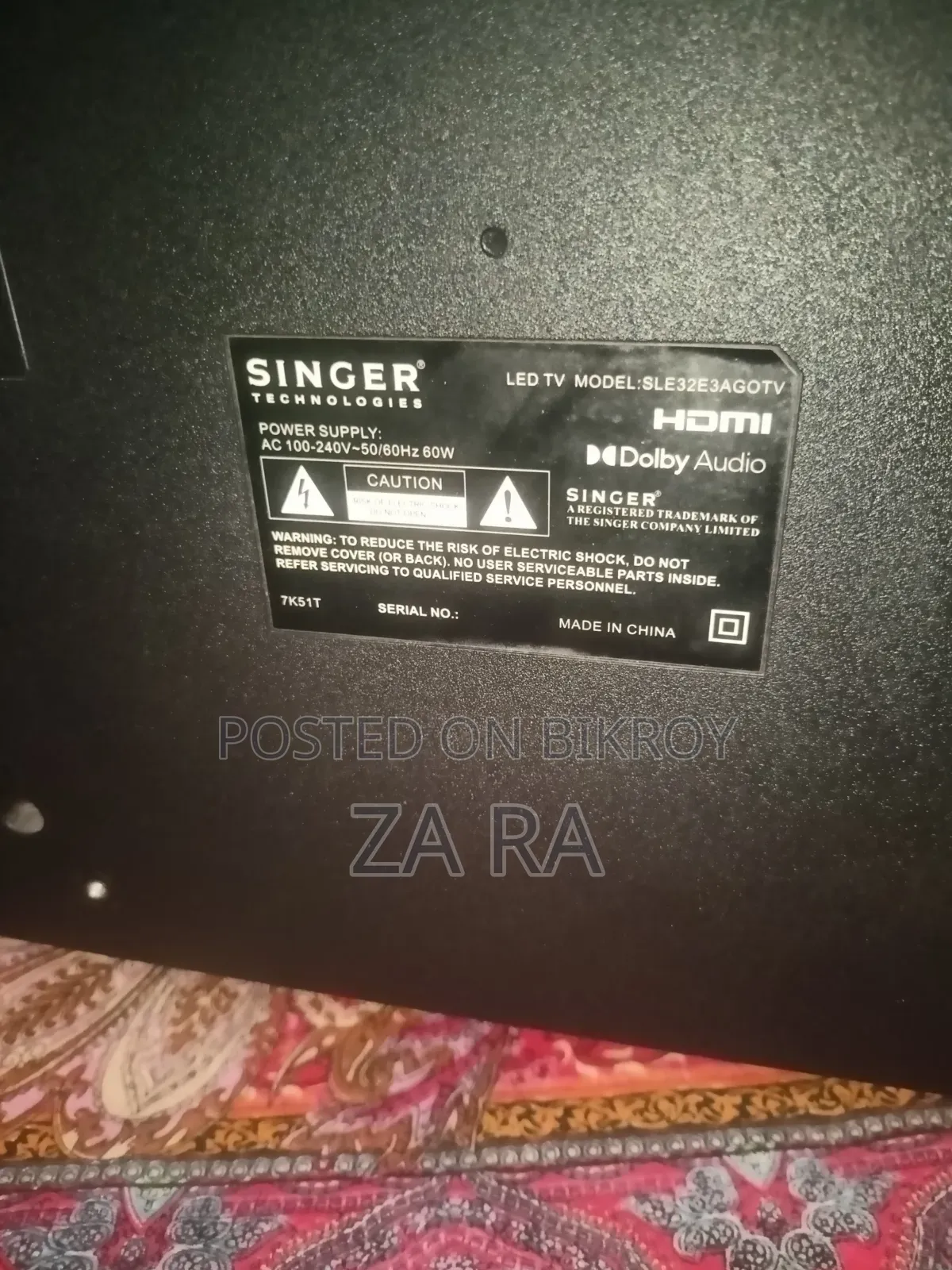 Singer Led TV