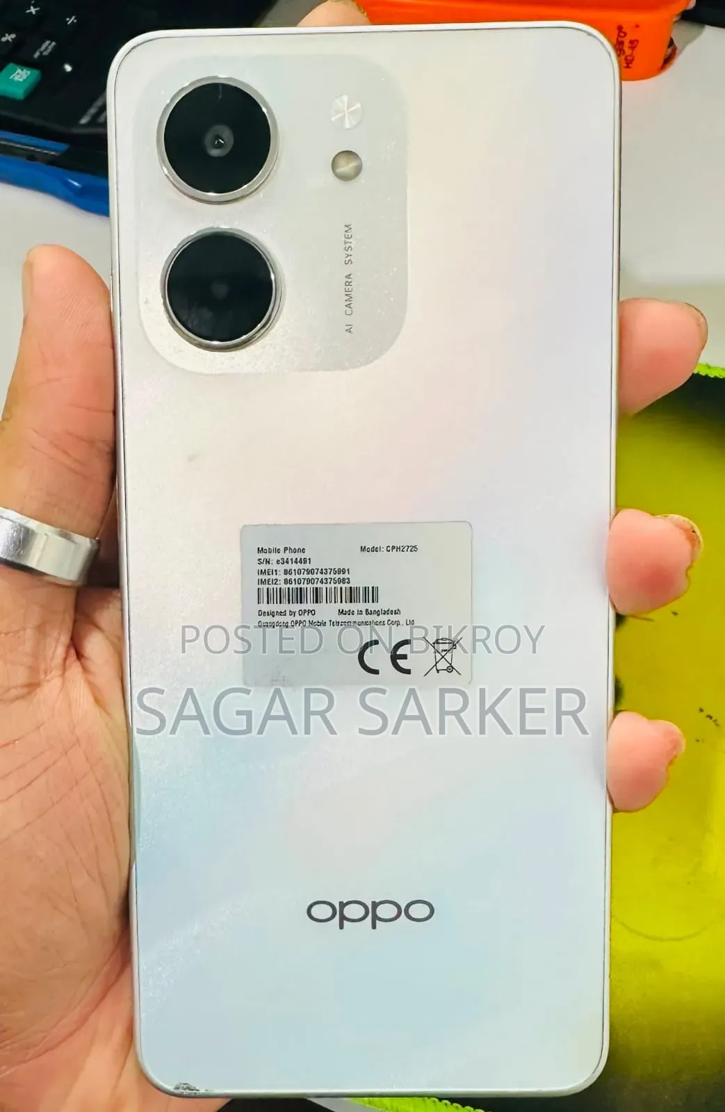 Oppo A5X 128 GB White