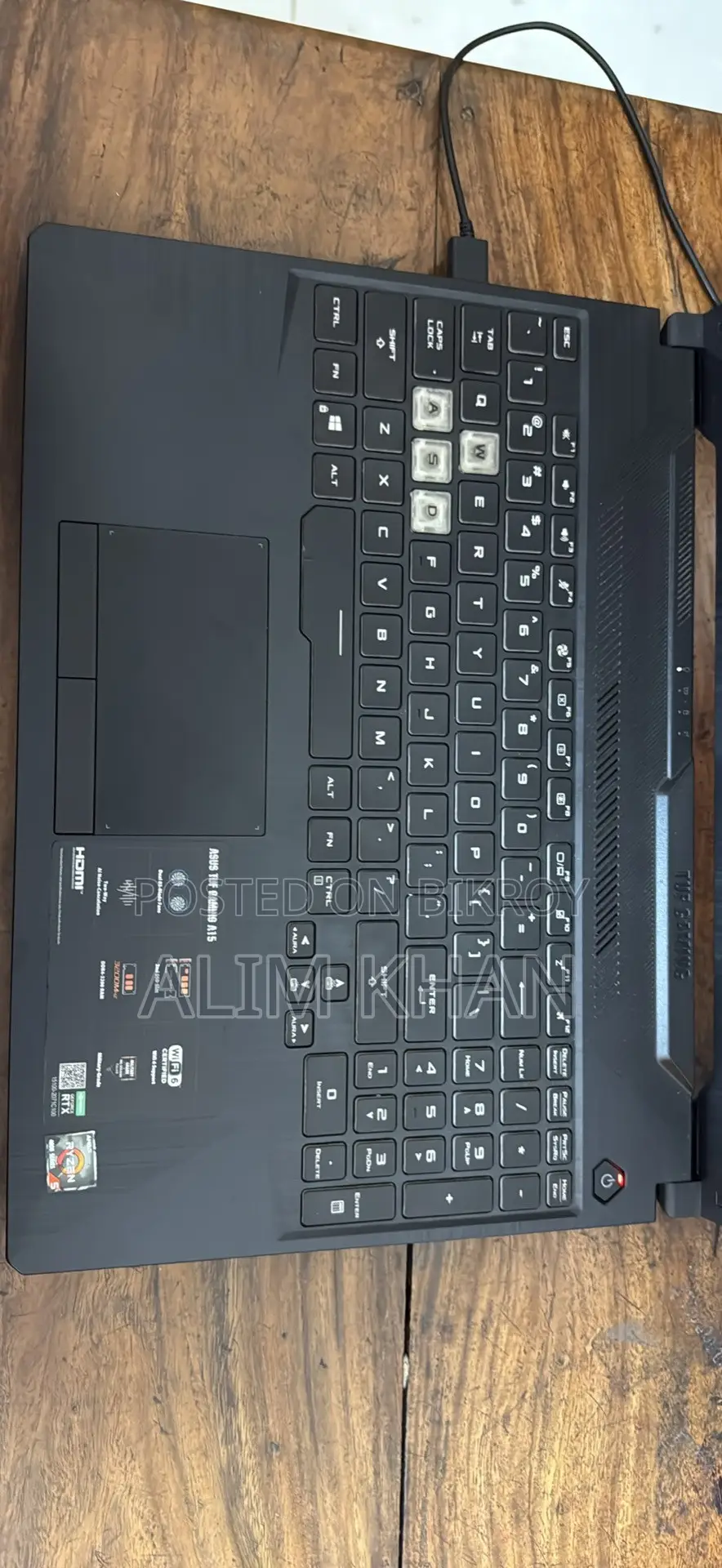 Laptop ASUS Tuf Gaming A15 8gb Amd Ryzen 5 SSD 512gb