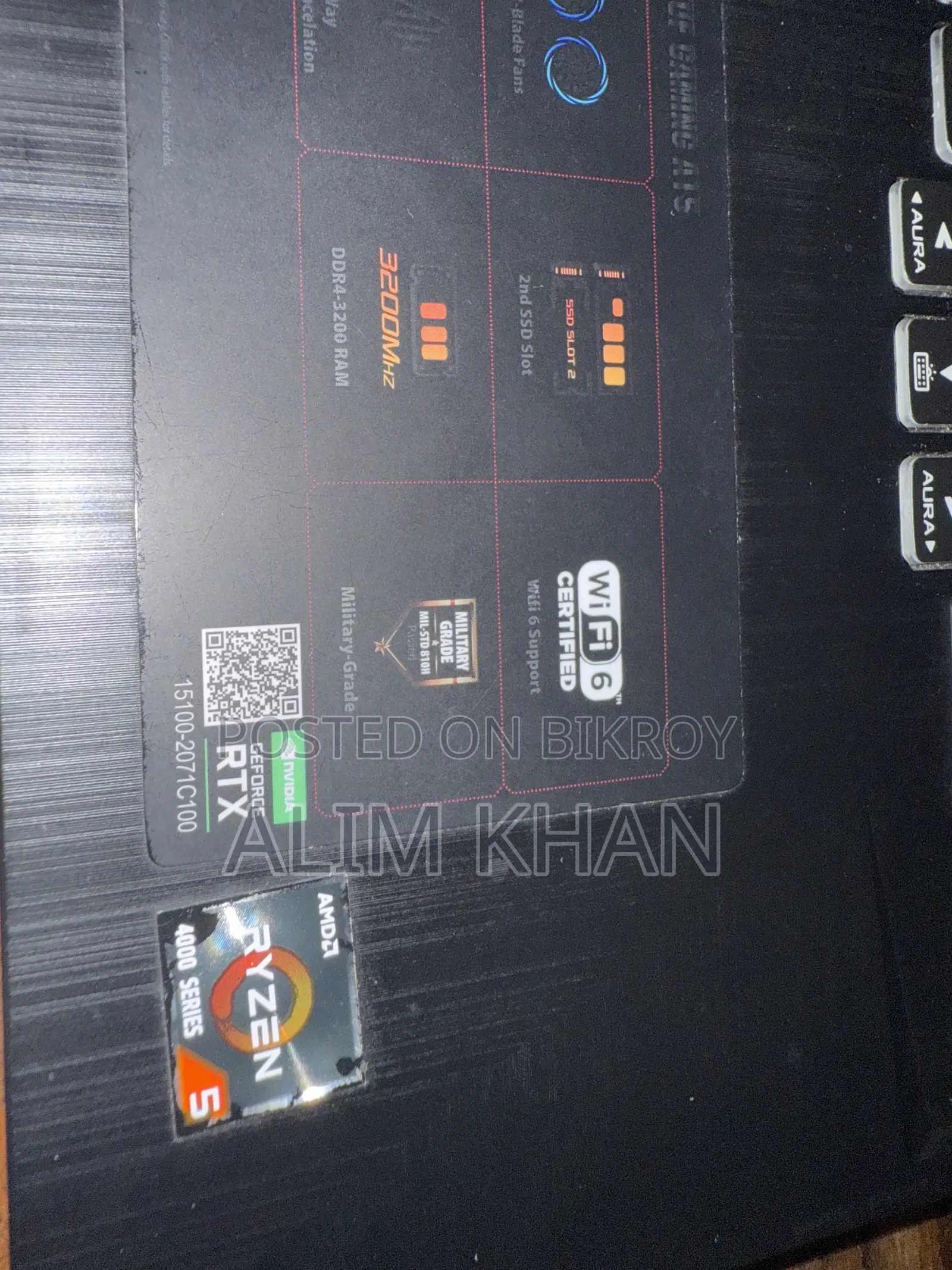 Laptop ASUS Tuf Gaming A15 8gb Amd Ryzen 5 SSD 512gb