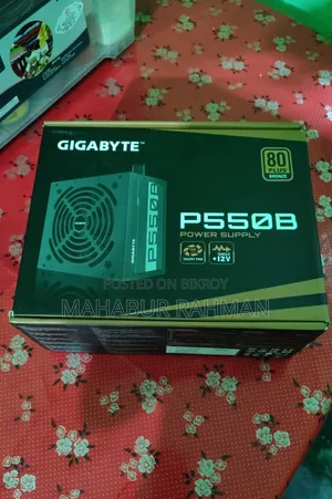 গিগাবাইট P550B 550W 80 প্লাস ব্রোঞ্জ সার্টিফাইড পাওয়ার সাপ্লাই