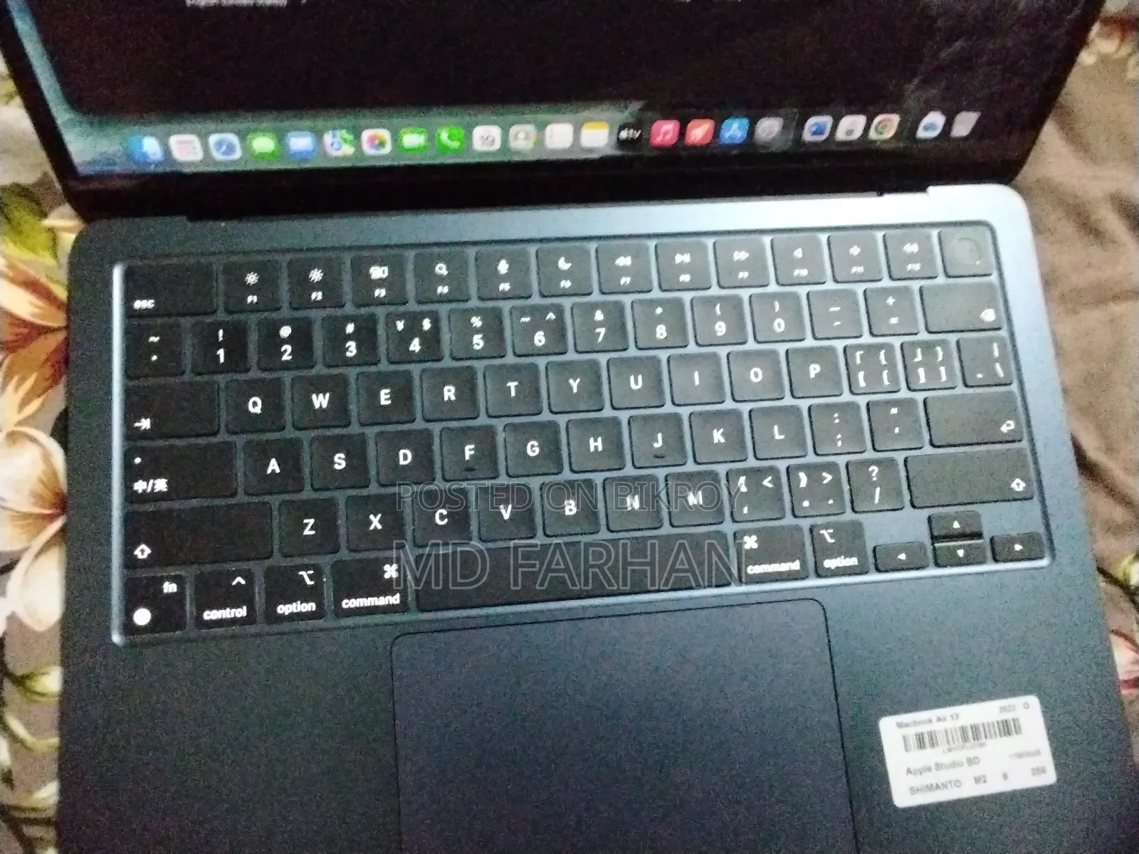 Laptop Apple MacBook Air 2022 M2 8GB Apple M2 SSD 256GB