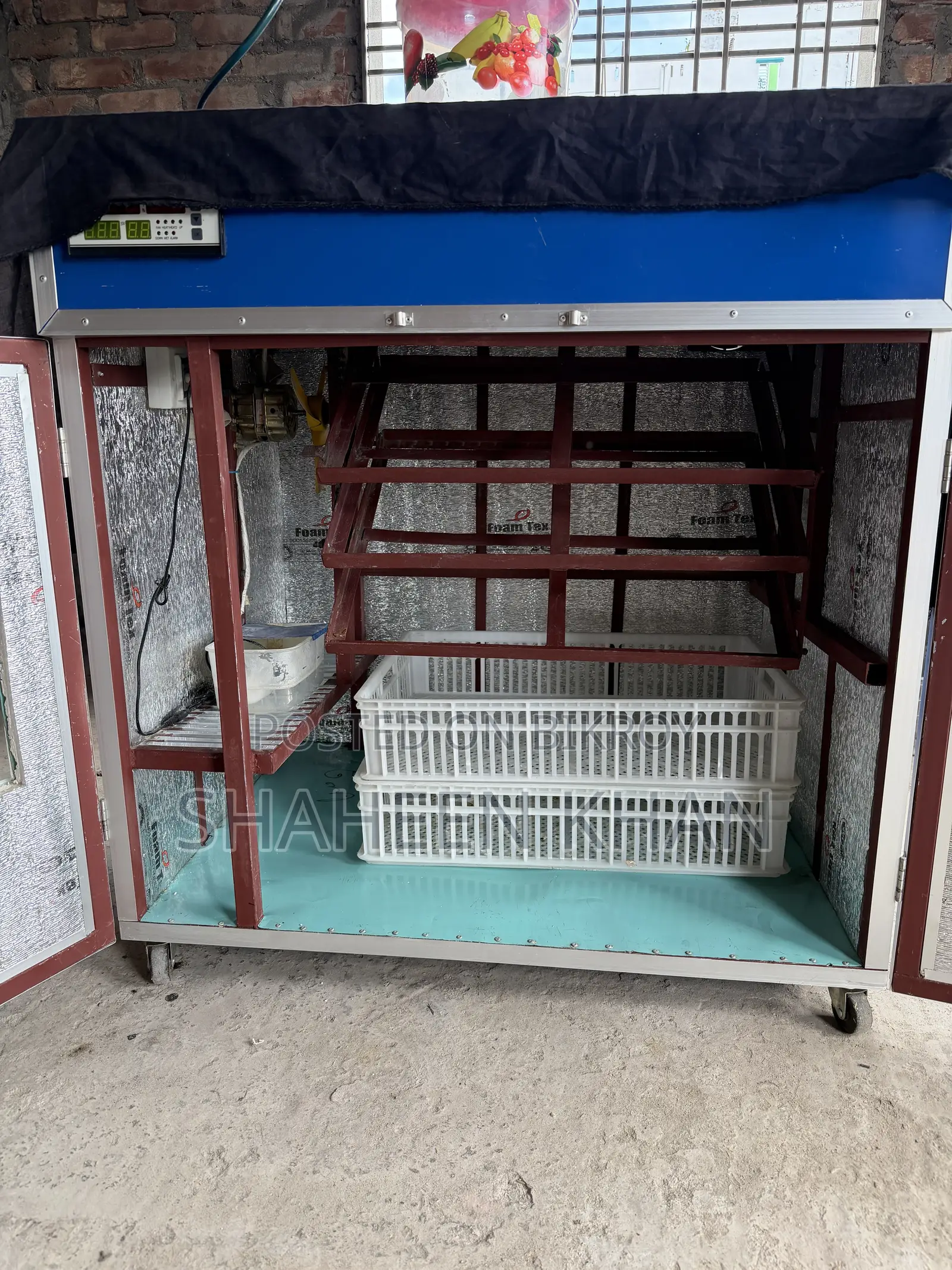 Full Auto Incubator 480 Chicken/1200 Quail/600 Hatching