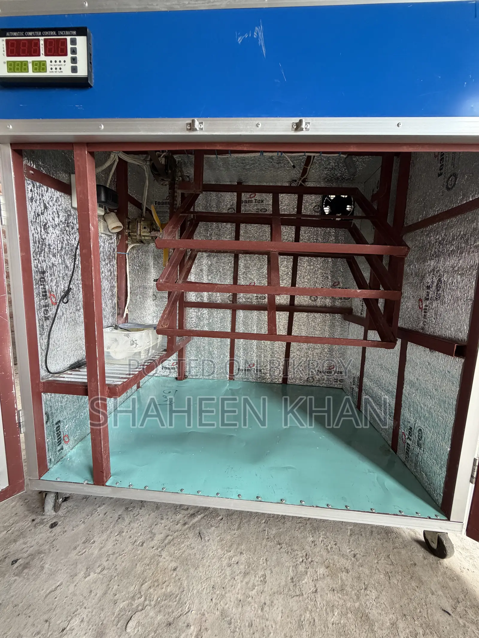 Full Auto Incubator 480 Chicken/1200 Quail/600 Hatching
