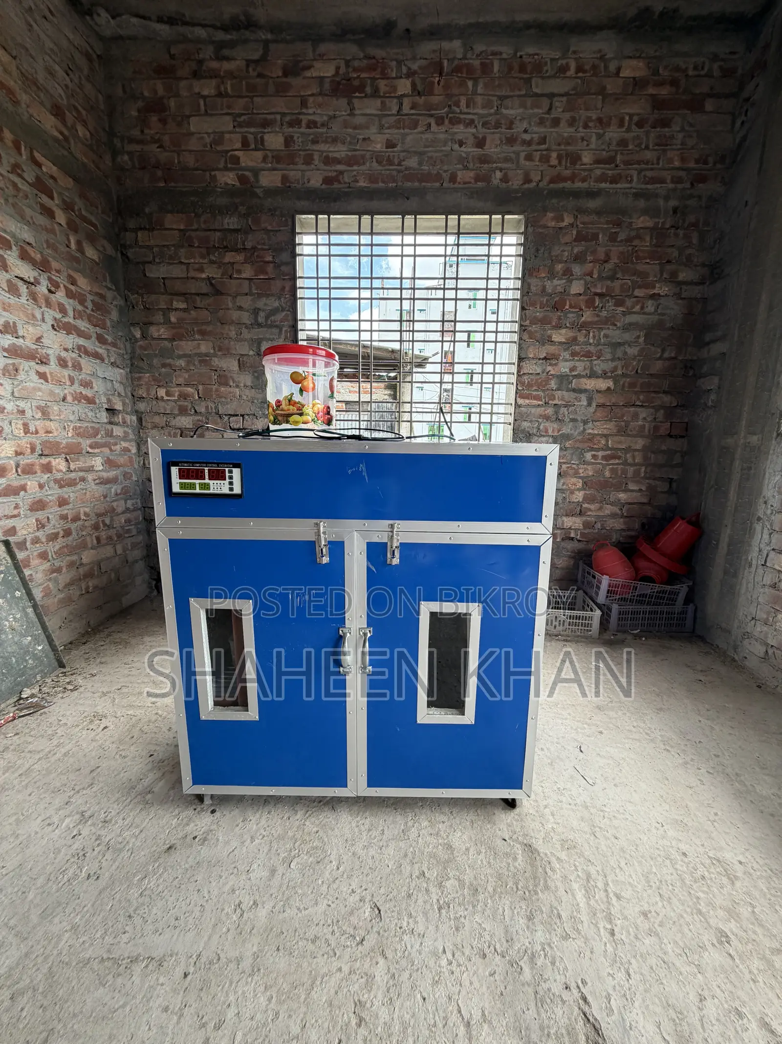 Full Auto Incubator 480 Chicken/1200 Quail/600 Hatching