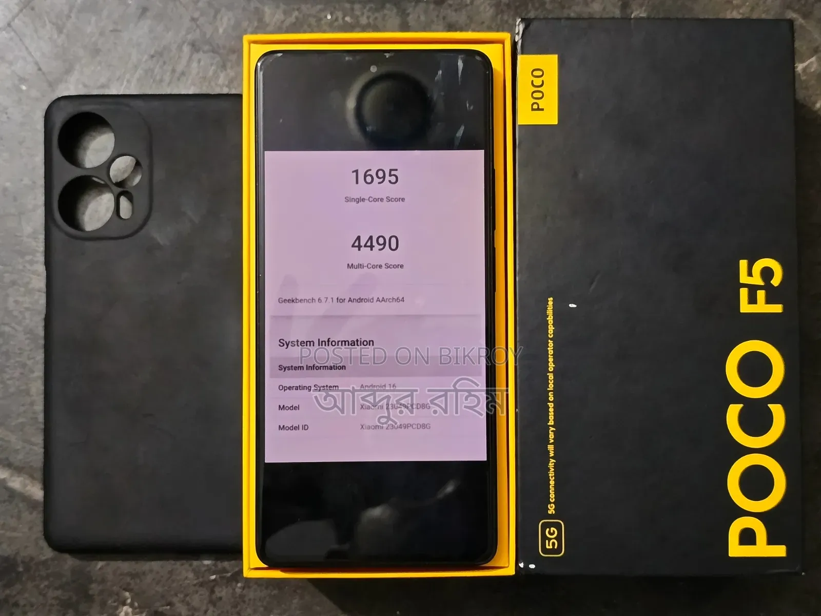 Xiaomi Poco F5 256 GB Black