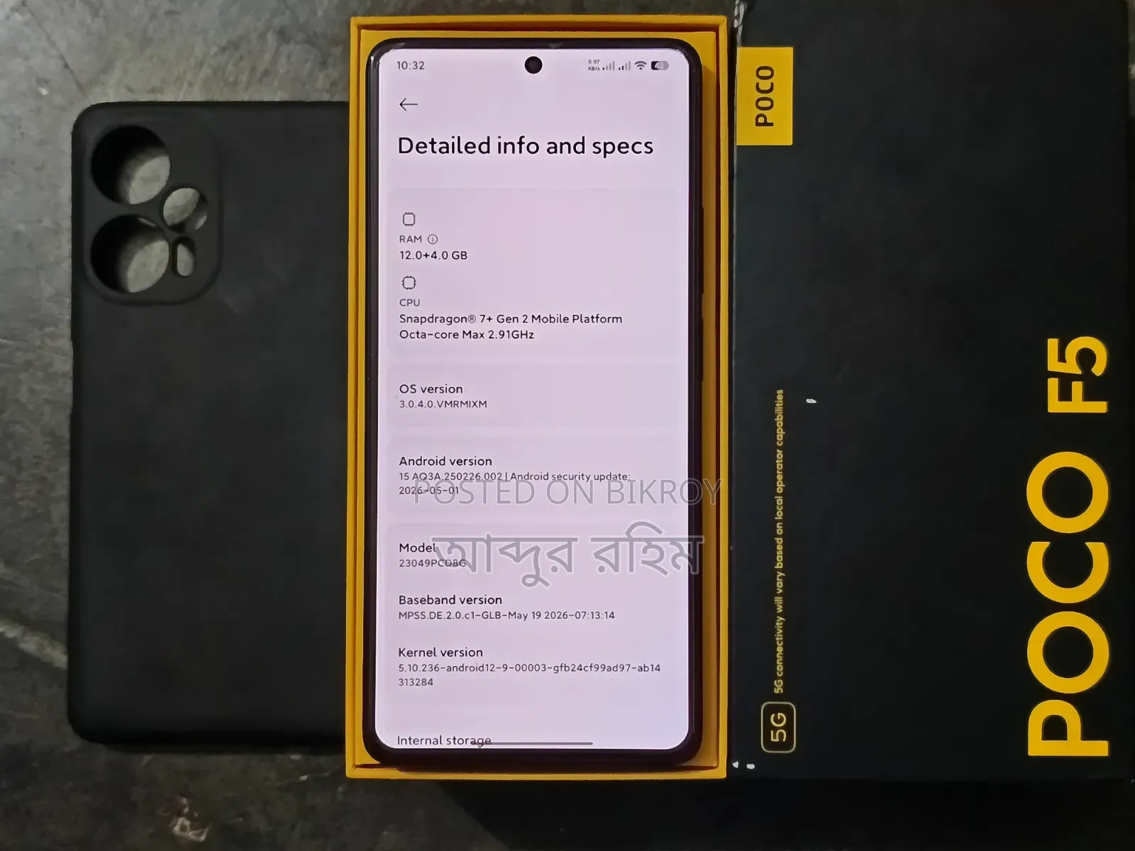 Xiaomi Poco F5 256 GB Black