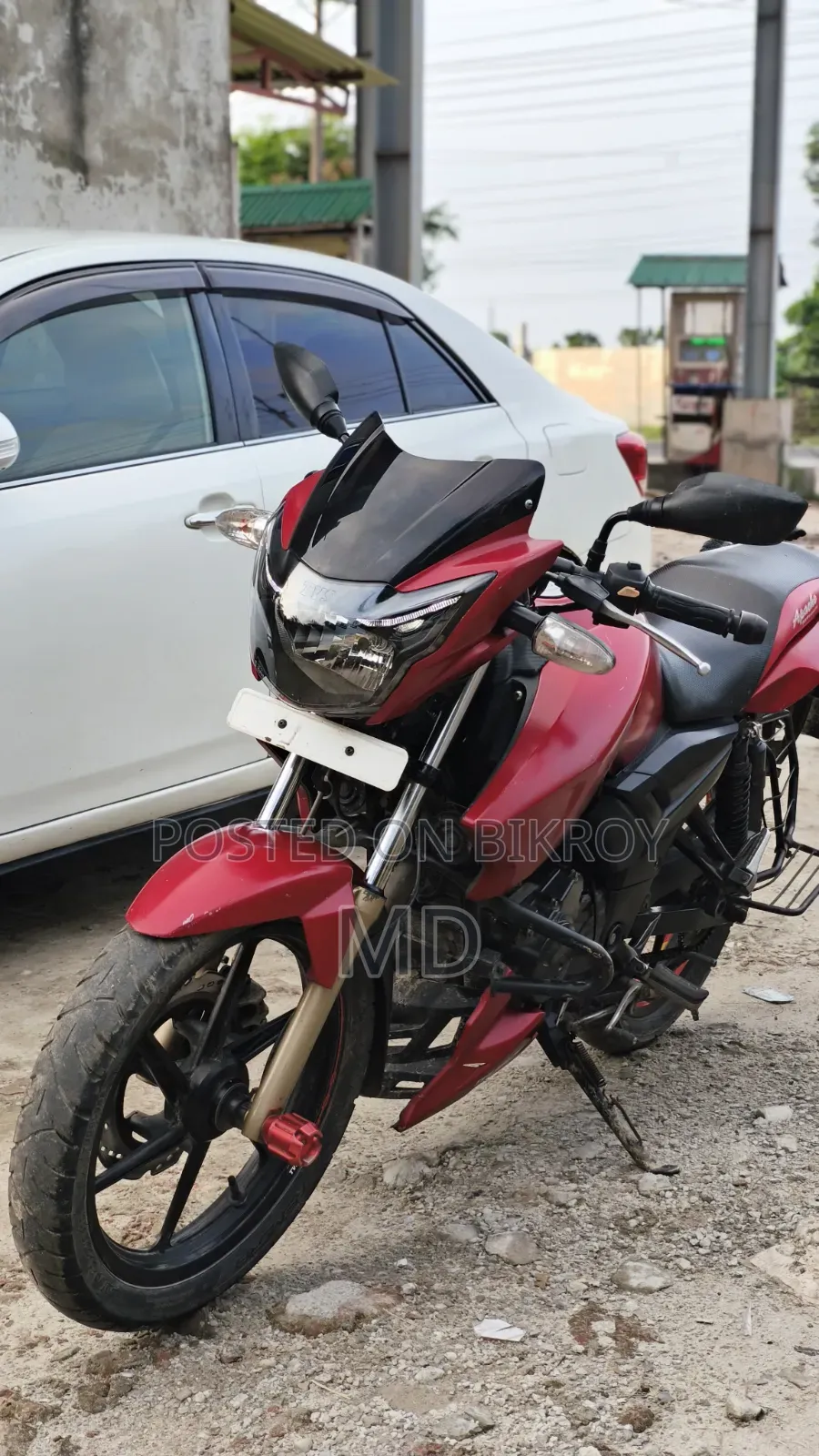 New TVS Apache RTR 160 2V 2020 Red