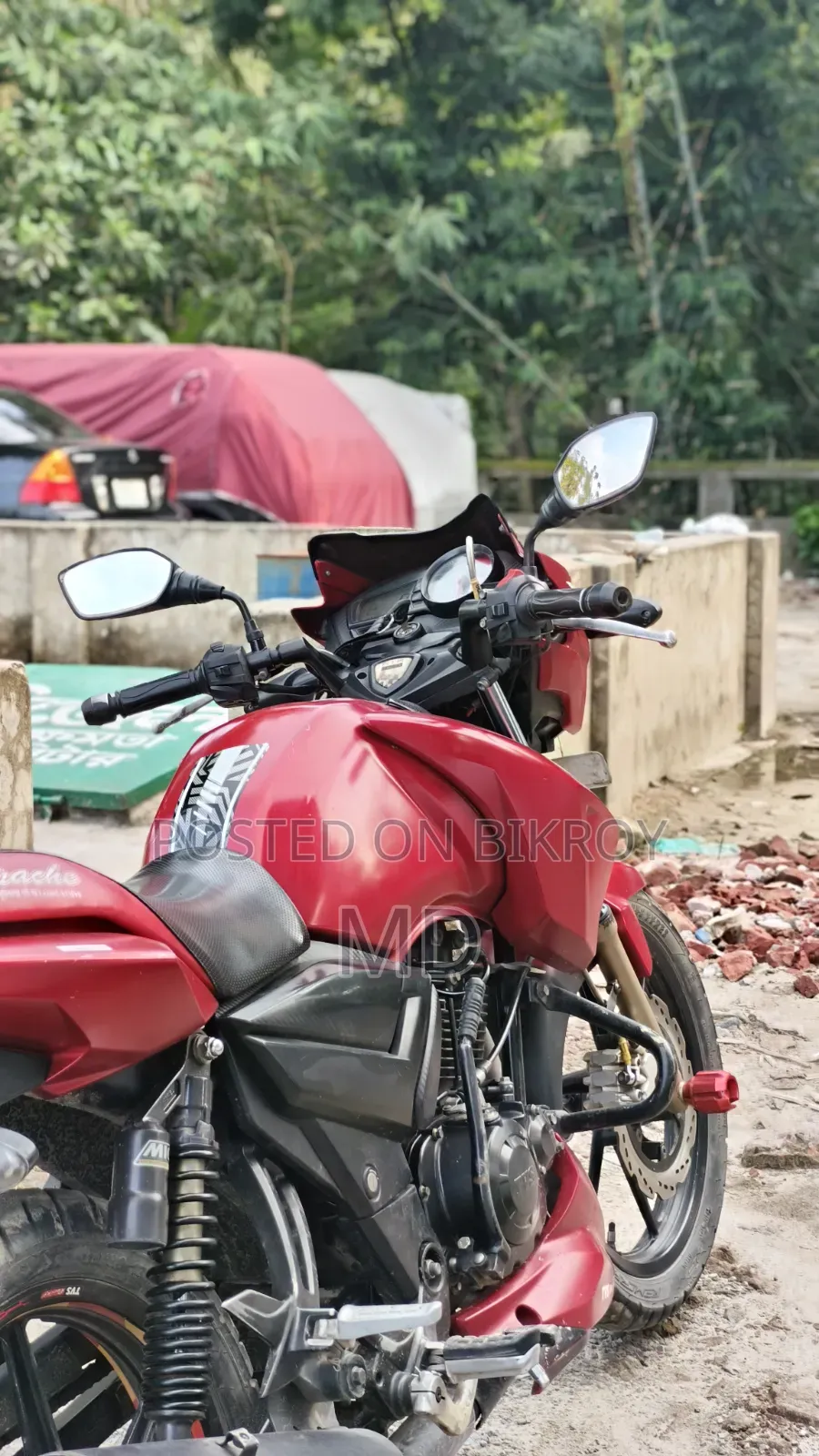 New TVS Apache RTR 160 2V 2020 Red