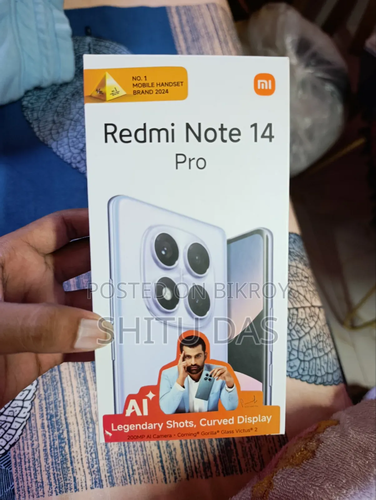 নতুন শাওমি রেডমি নোট ১৪ প্রো ২৫৬ জিবি কালো