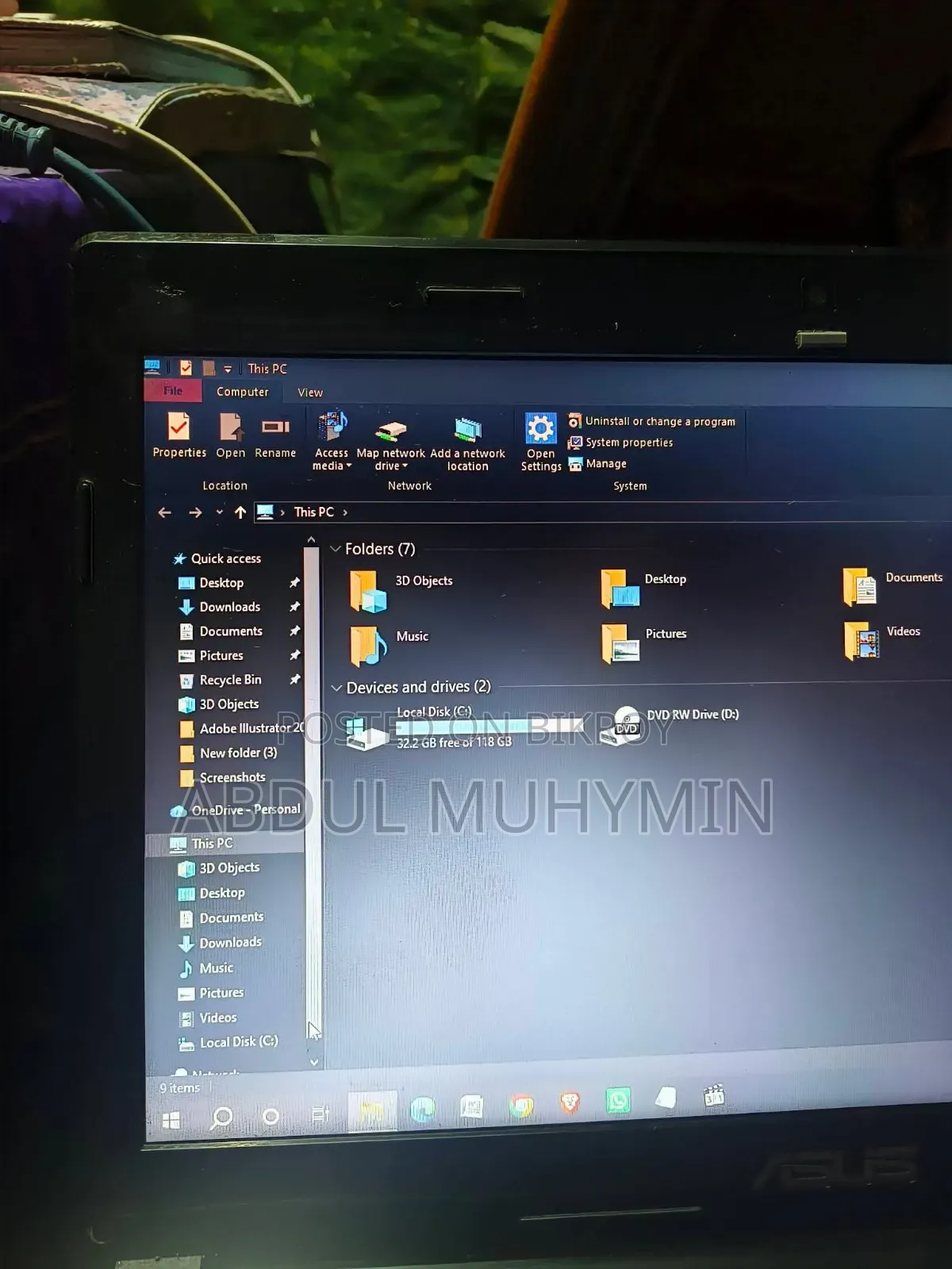 Laptop ASUS A42JY 8GB Intel Core I3 SSD 128GB