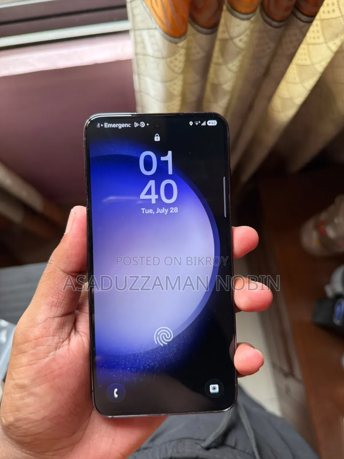 নতুন স্যামসাং গ্যালাক্সি এস২৩ ১২৮ জিবি কালো