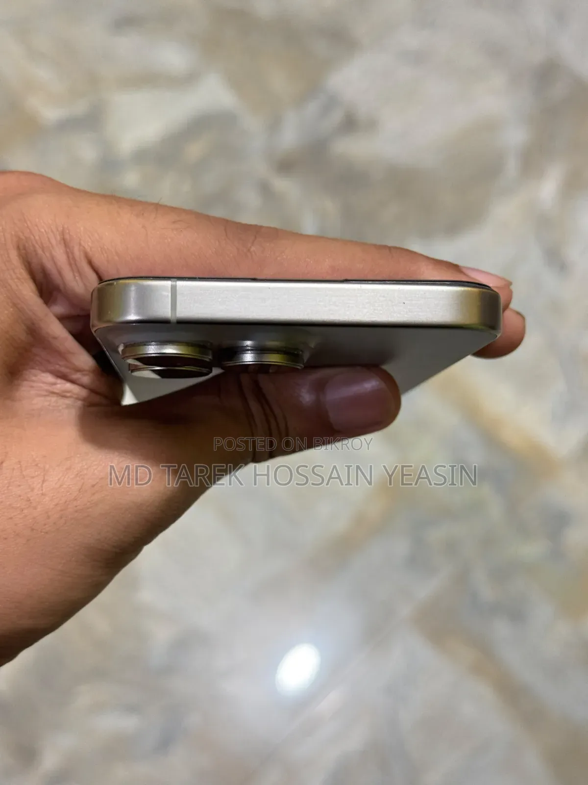 অ্যাপল আইফোন ১৫ প্রো ম্যাক্স ২৫৬ জিবি সিলভার