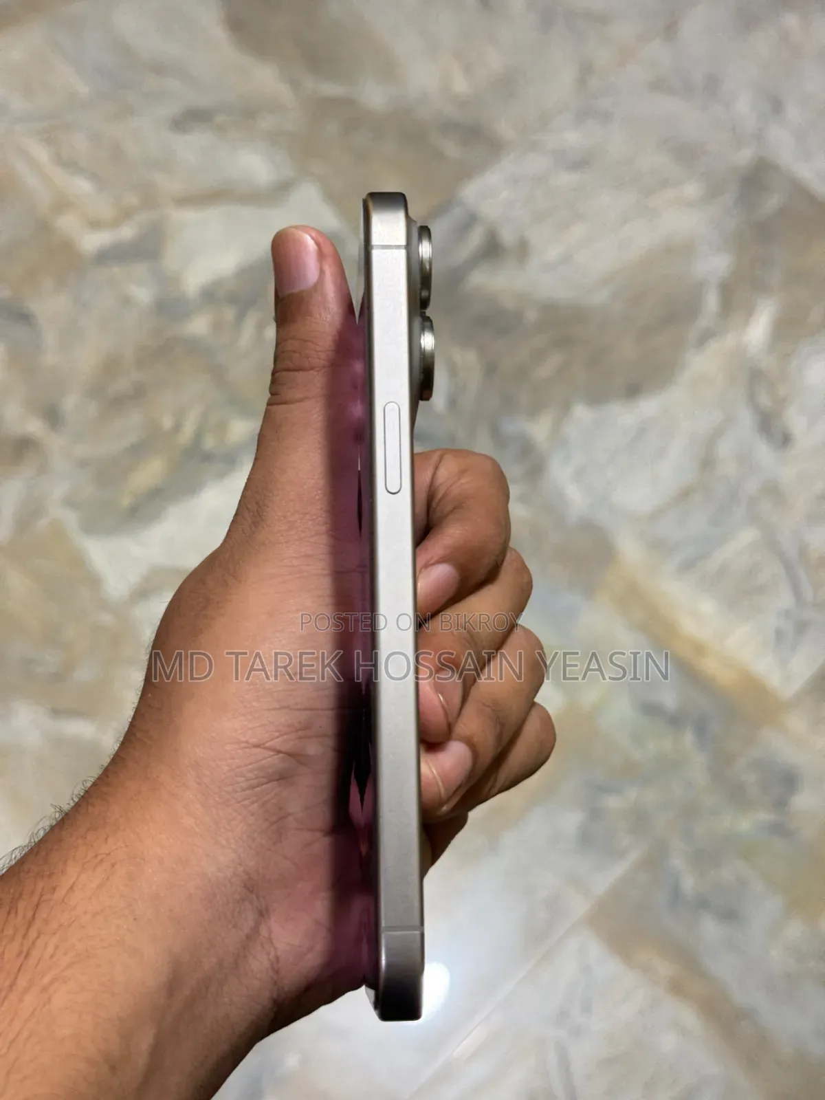 অ্যাপল আইফোন ১৫ প্রো ম্যাক্স ২৫৬ জিবি সিলভার