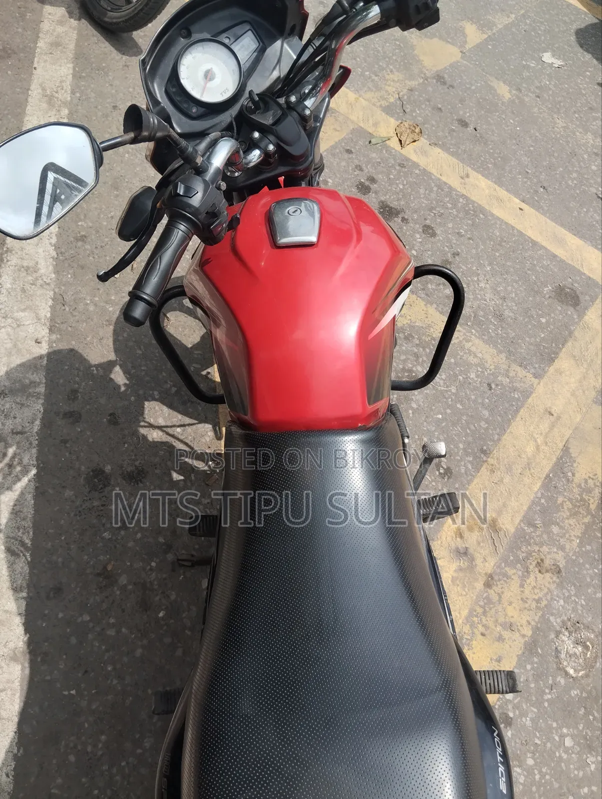 TVS Metro Plus 2018 Red