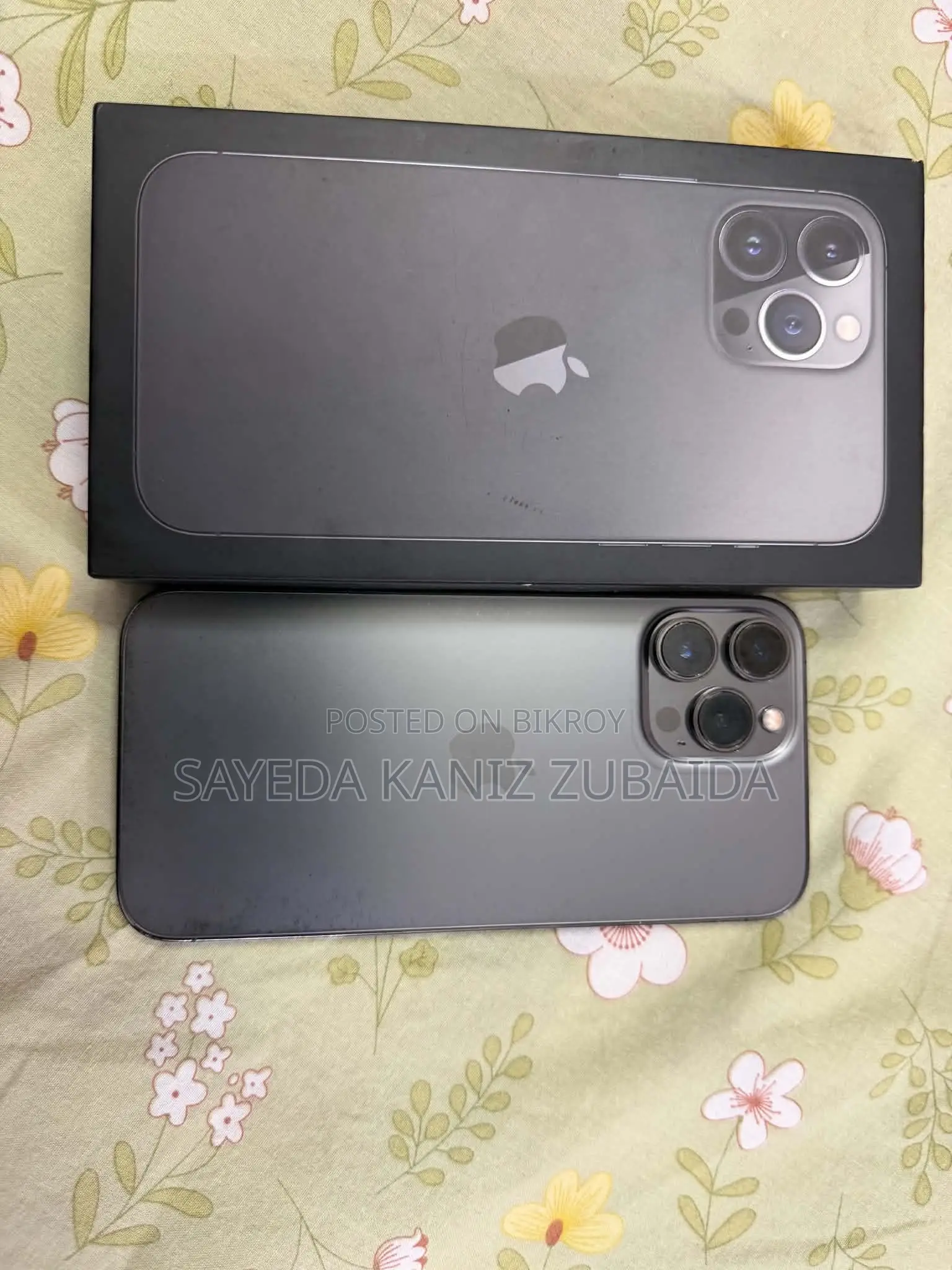 অ্যাপল আইফোন ১৩ প্রো ম্যাক্স ২৫৬ জিবি কালো