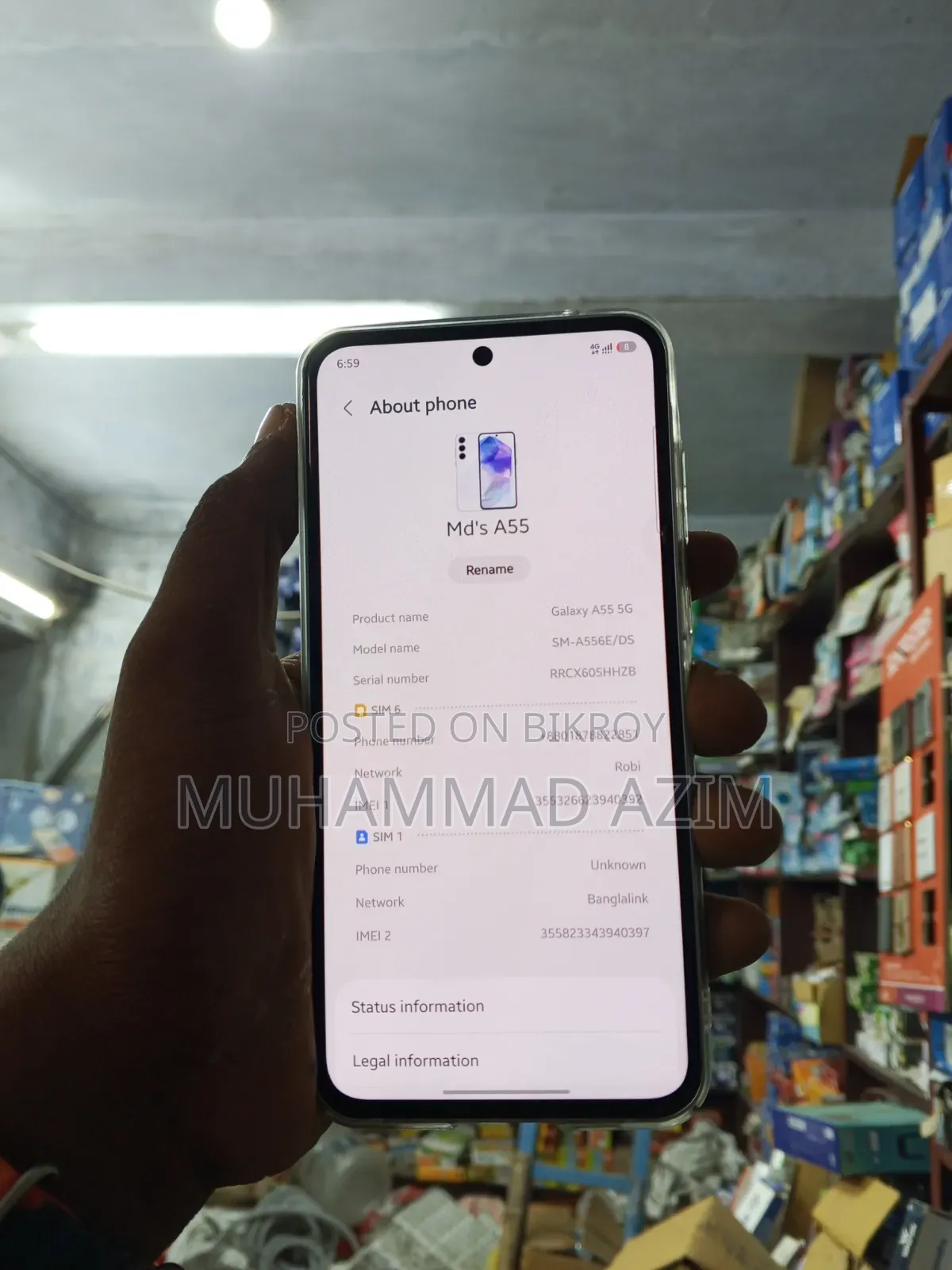 Samsung Galaxy A55 256 GB White