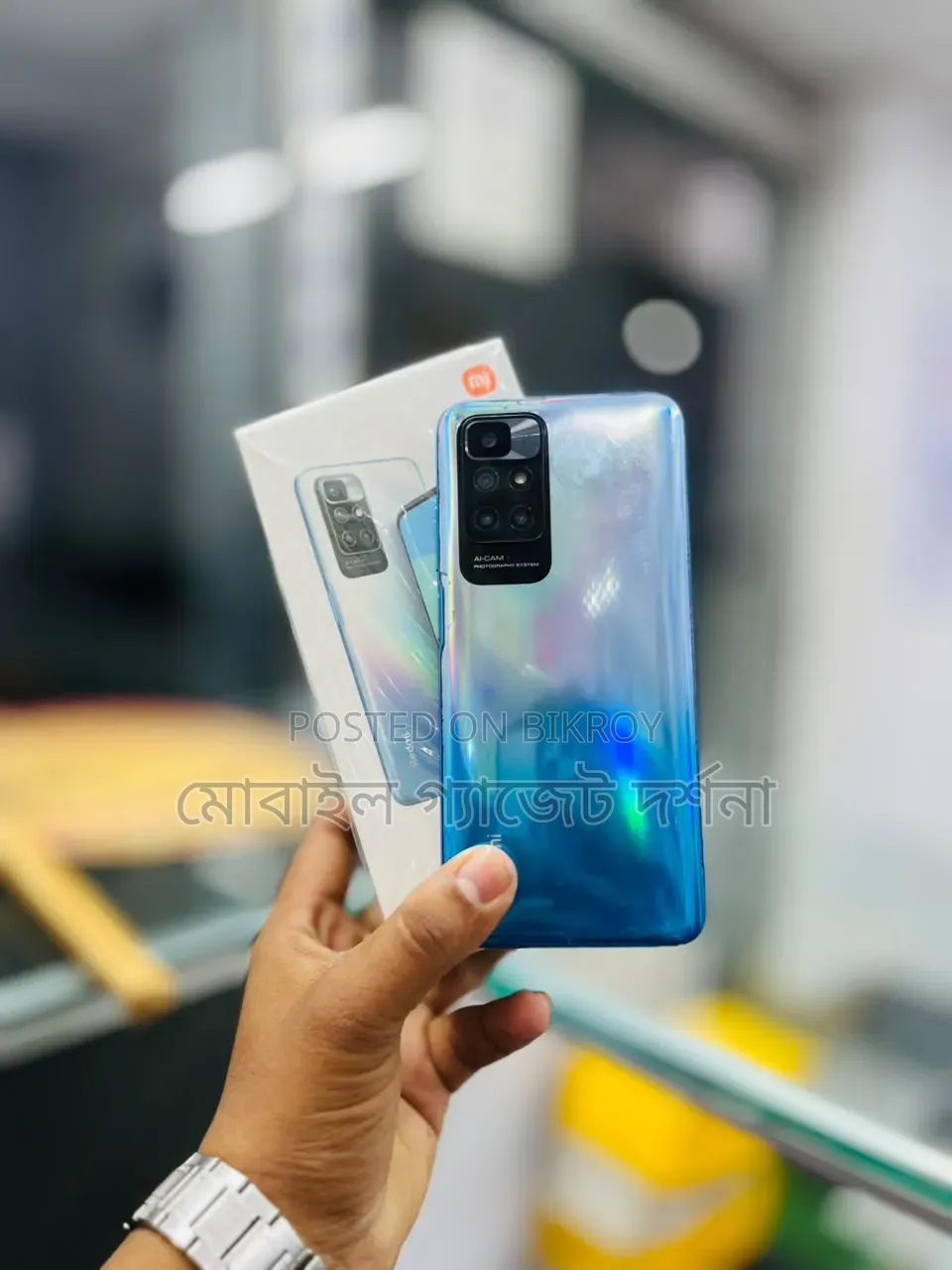 শাওমি রেডমি ১০ ৬৪ জিবি ব্লু