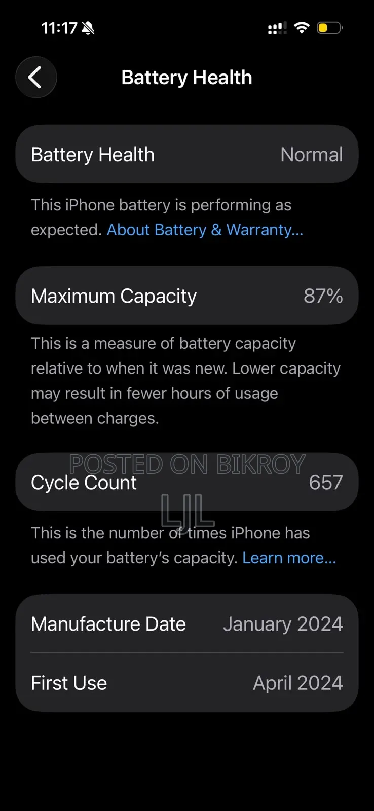 Apple iPhone 15 Pro 128 GB Silver