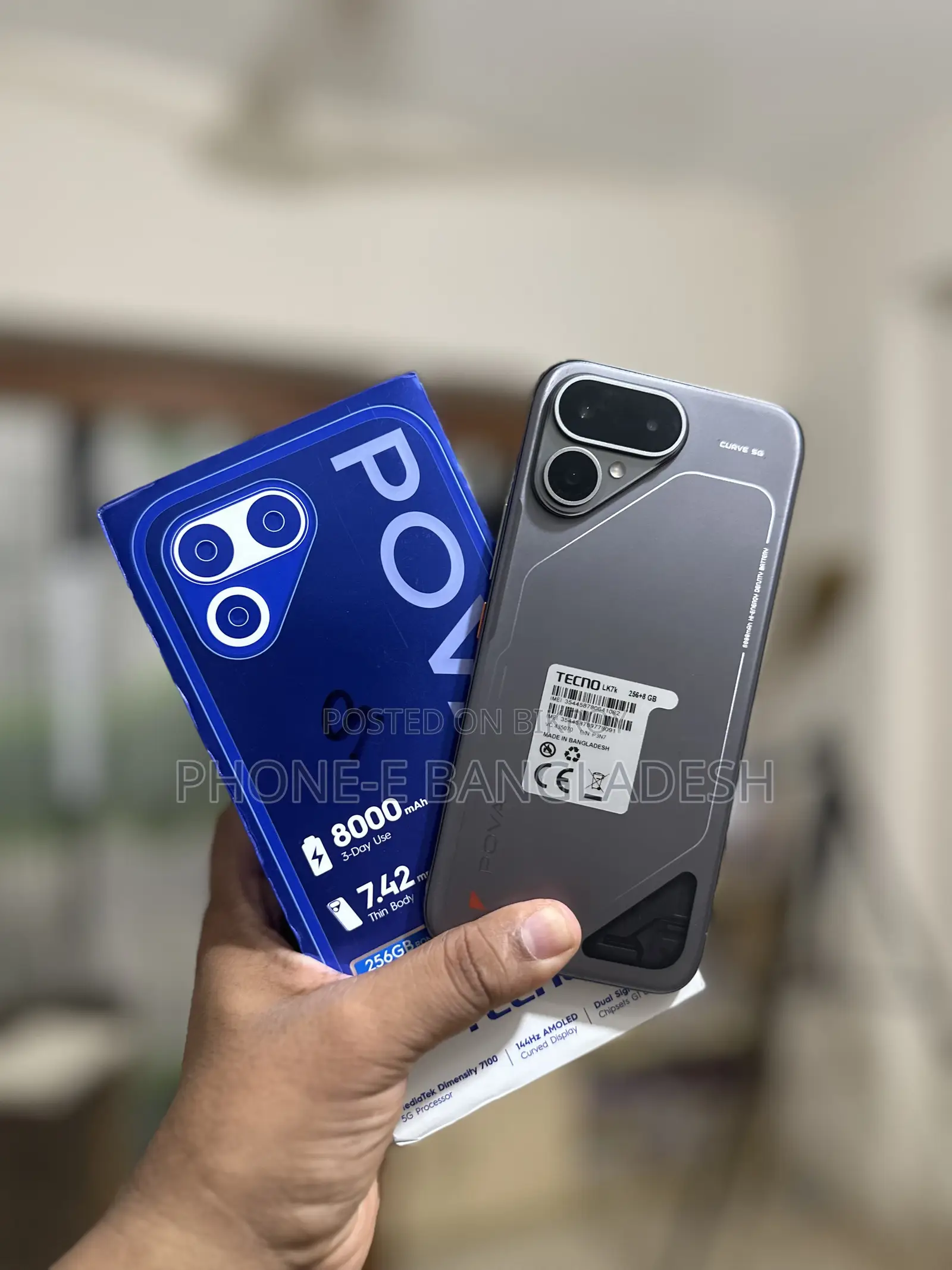Tecno Pova Curve 2 5G 256 GB Silver