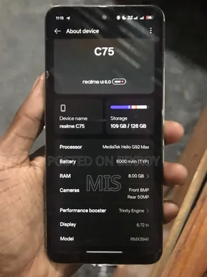 Realme C75 128 GB Rose Gold