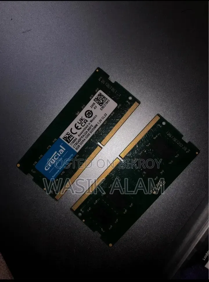 Crucial by Micron (8GB (2x) DDR4 3200MHz)