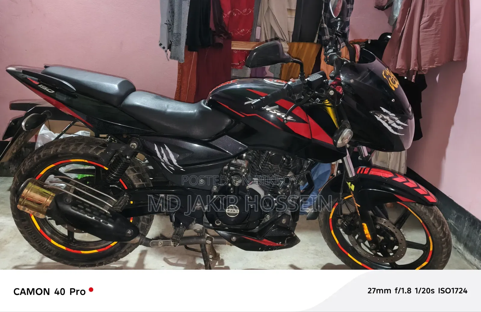 Bajaj Pulsar 150 2022 Black