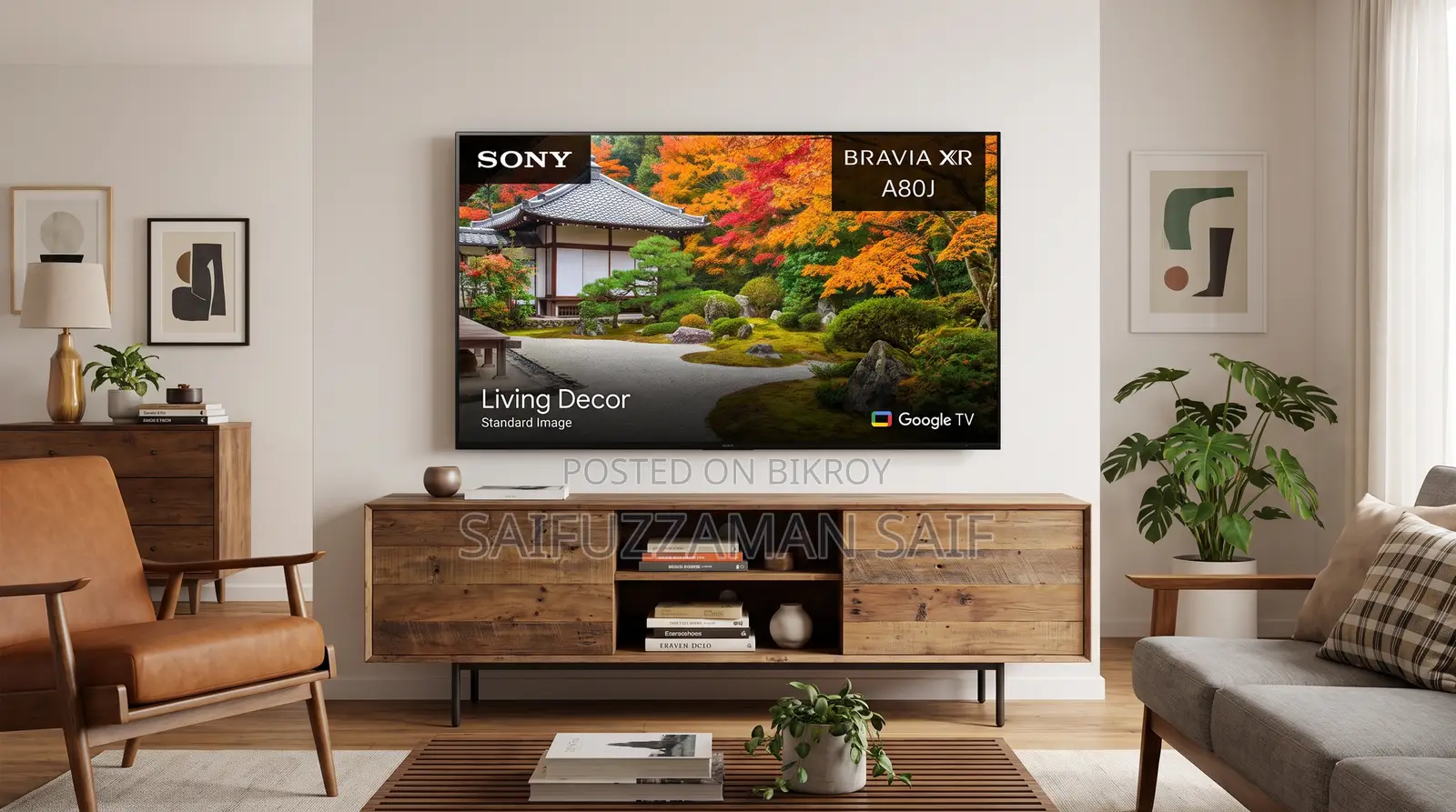 Sony Bravia Xr 65" A80j Oled Google TV