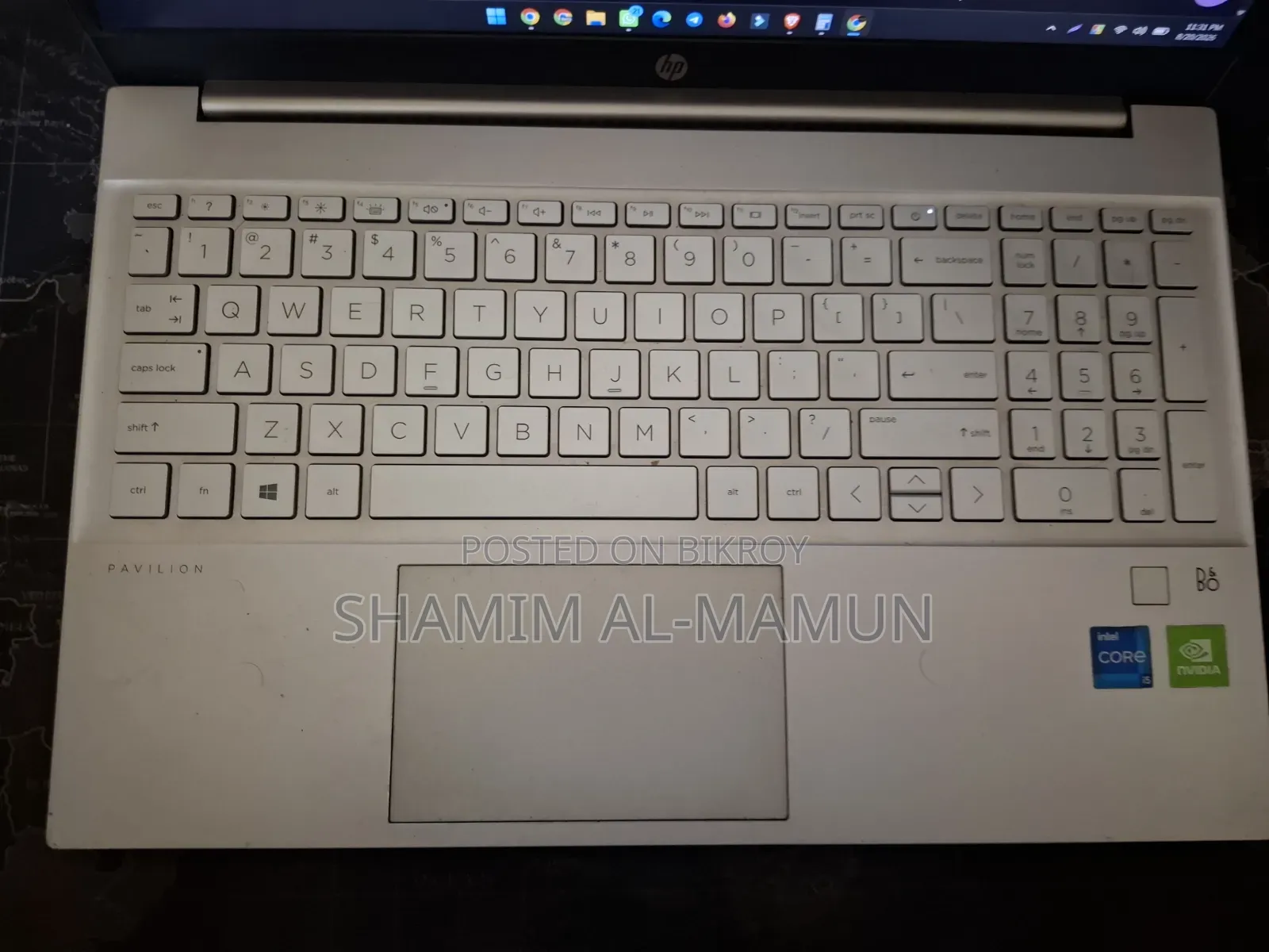 Laptop HP 15-Dy2075tg 8GB Intel Core I5 SSD 512GB