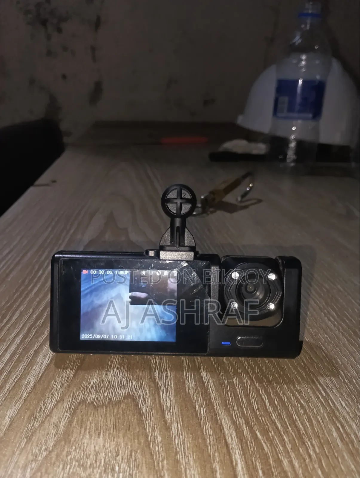 3-Camera Lens HD Car Dash Cam (Used) - Emergency Sell
