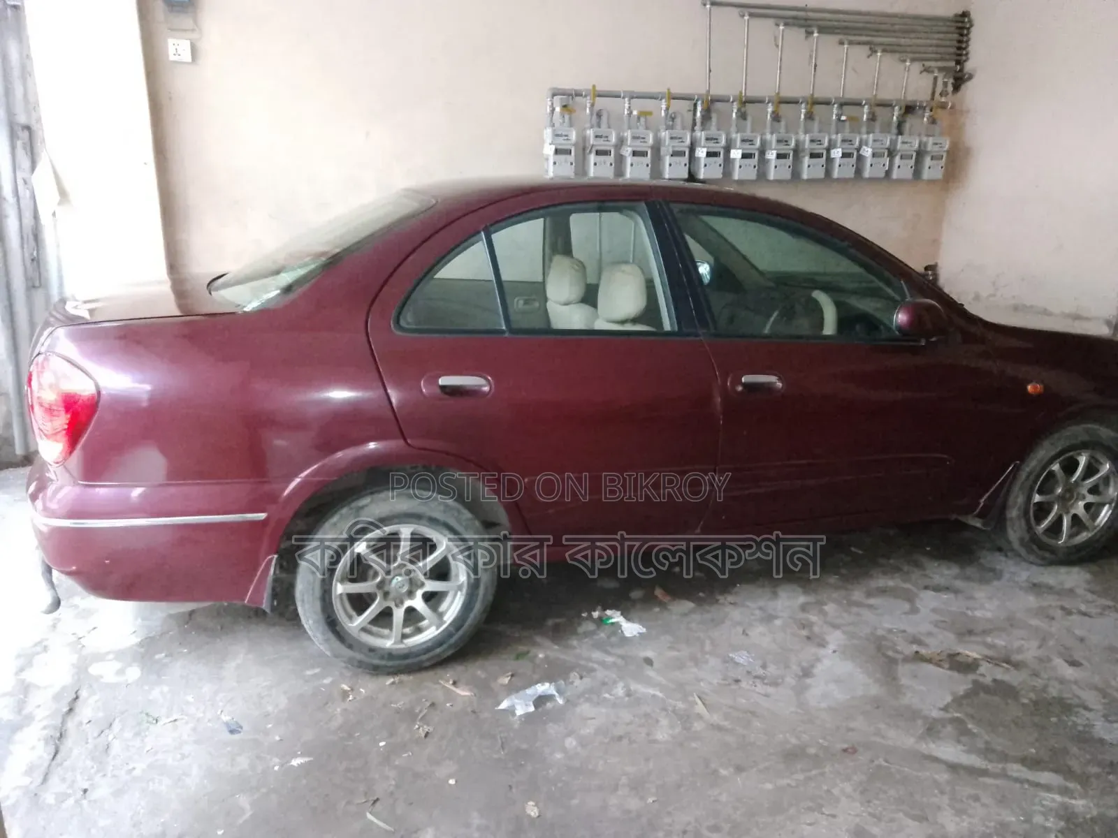 Nissan Sunny 2008 Maroon
