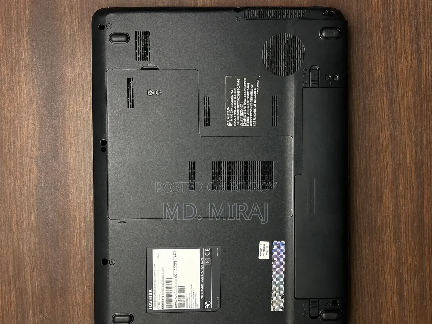 Laptop Toshiba Satellite C640 4gb HDD 500gb